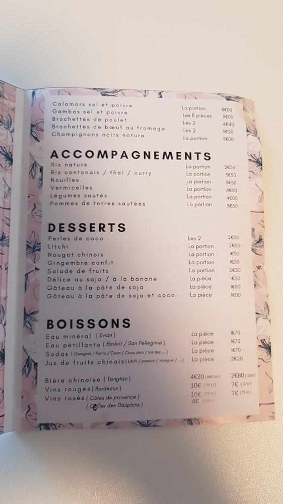Bonheur De Pan - Scan Menu 2
