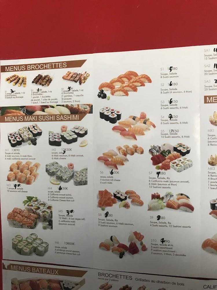 Bonheur Sushi - Scan Menu 2