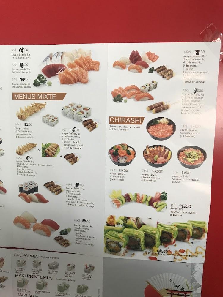 Bonheur Sushi - Scan Menu 3