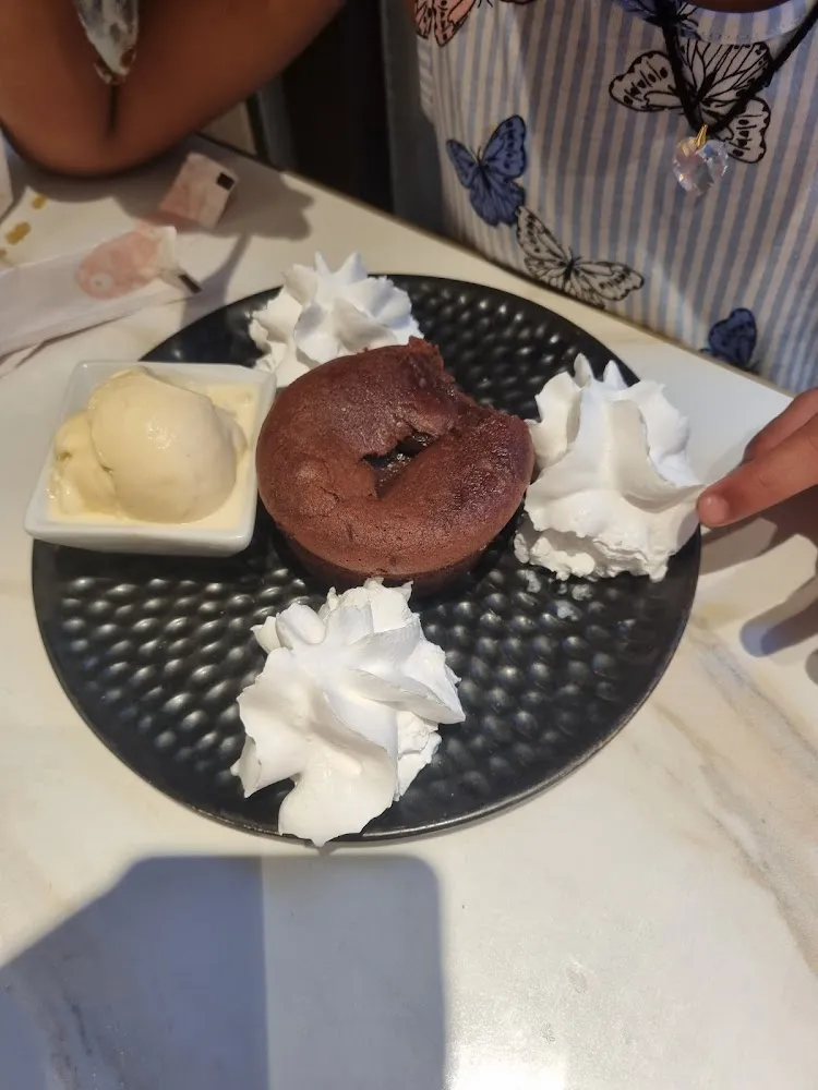 Fondant Au Chocolat Et Glace Vanille