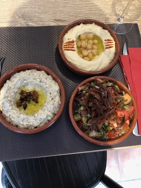 Babaghanouj Hommos Et Fattouche