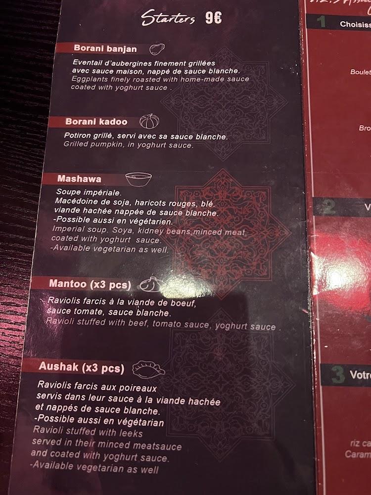 Buzkashi - Scan Menu 3
