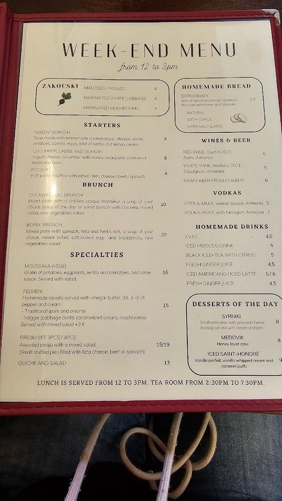Café Pavane - Scan Menu 4