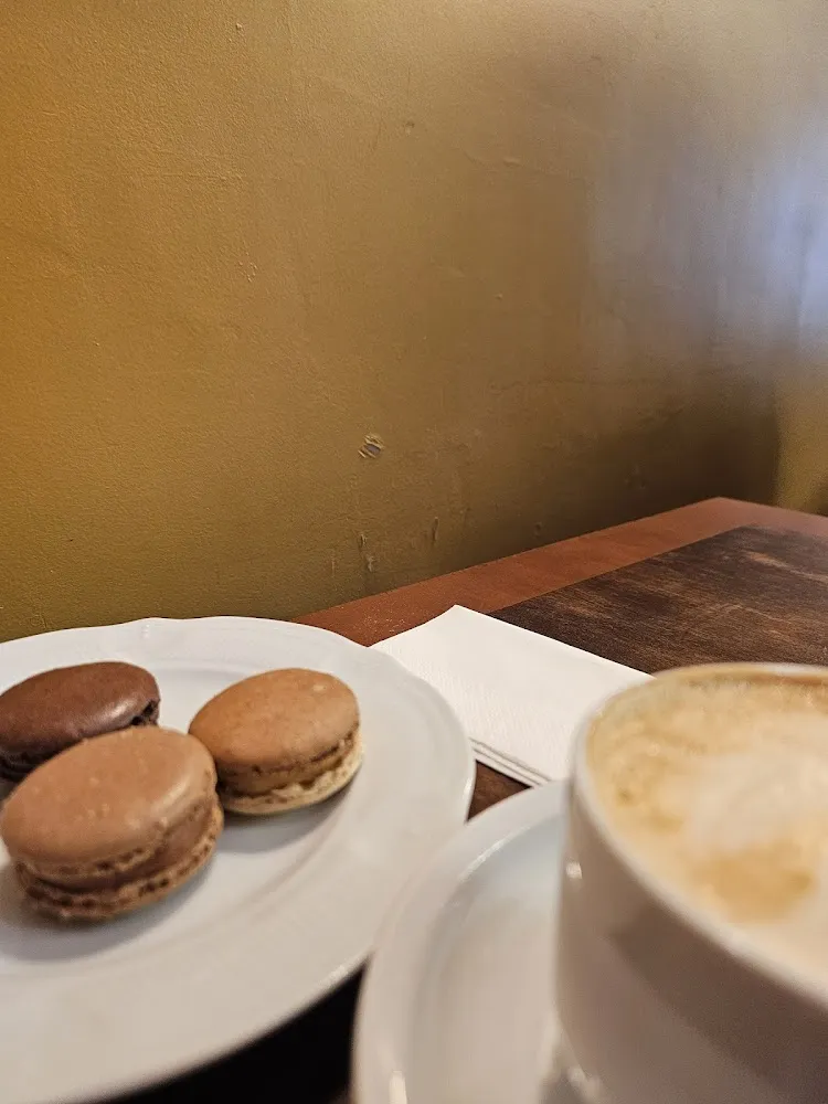 Macarons and Coffee
