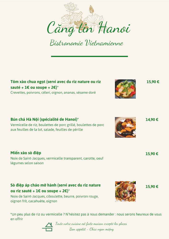 Căng Tin Hanoi - Scan Menu 2