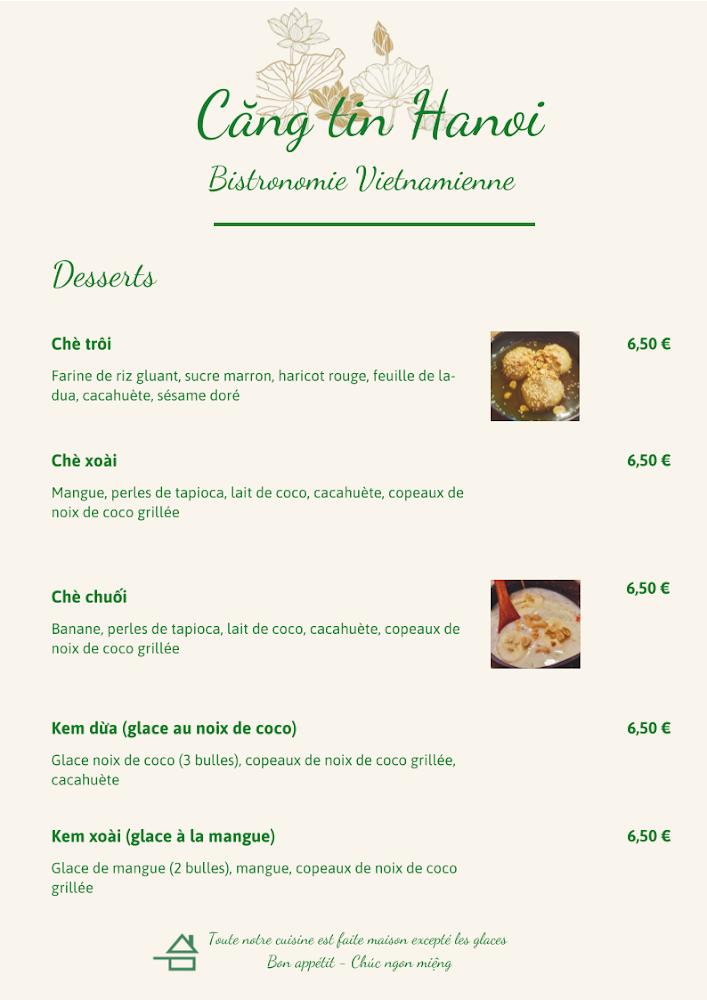 Căng Tin Hanoi - Scan Menu 4