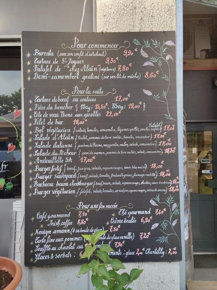 Chez Alain - Ivry-sur-Seine - Scan Menu 2