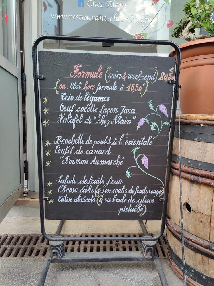 Chez Alain - Ivry-sur-Seine - Scan Menu 4