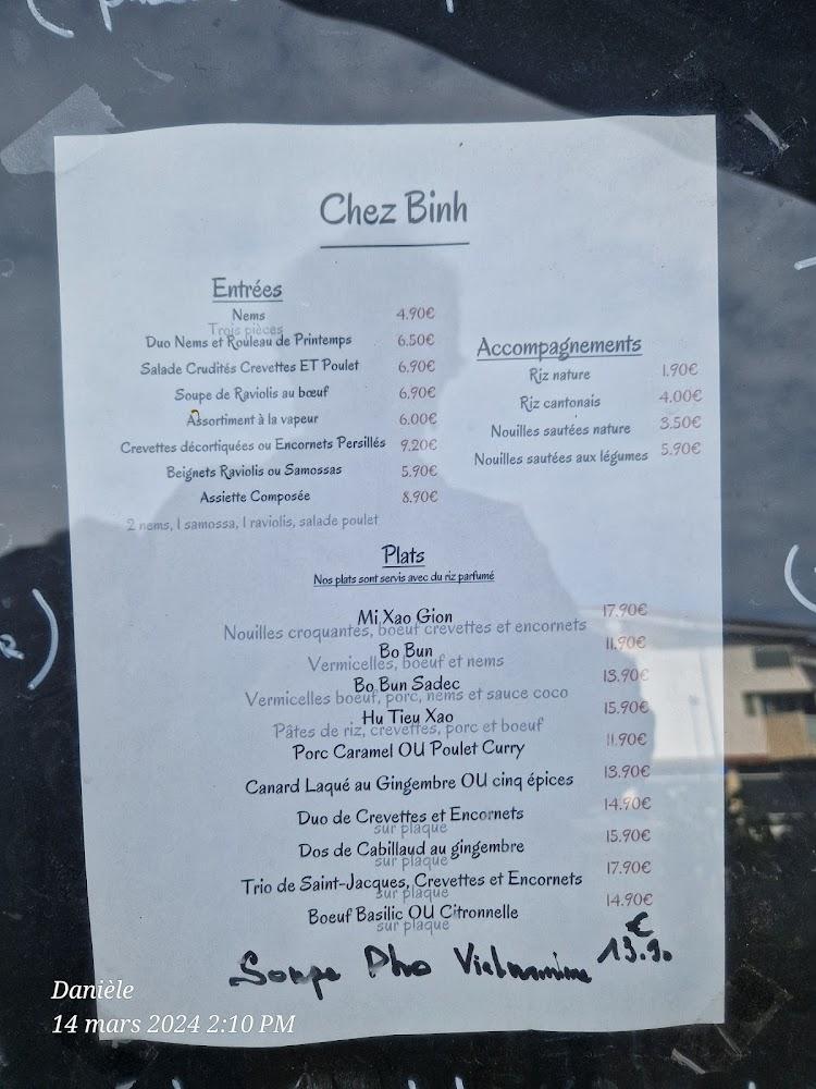 Chez Binh - Scan Menu 4