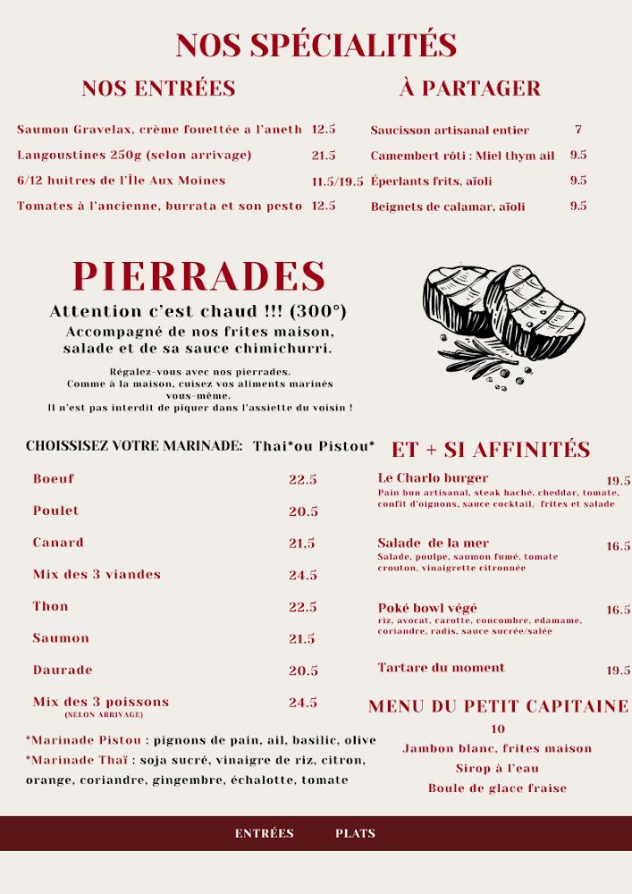 Chez Charlemagne - Scan Menu 3