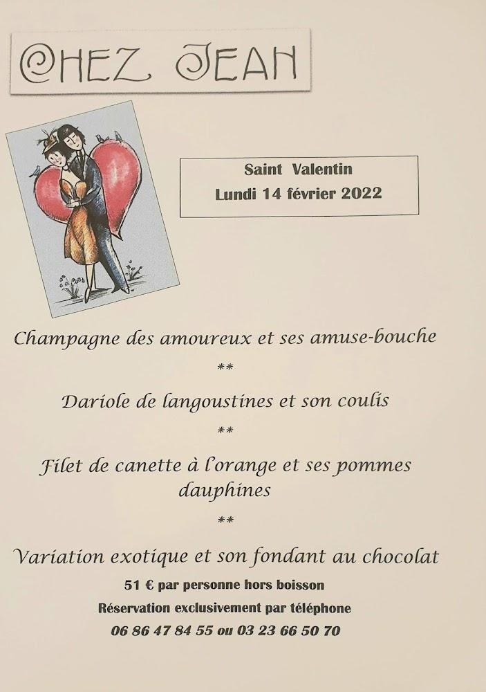 Chez Jean - Scan Menu 4