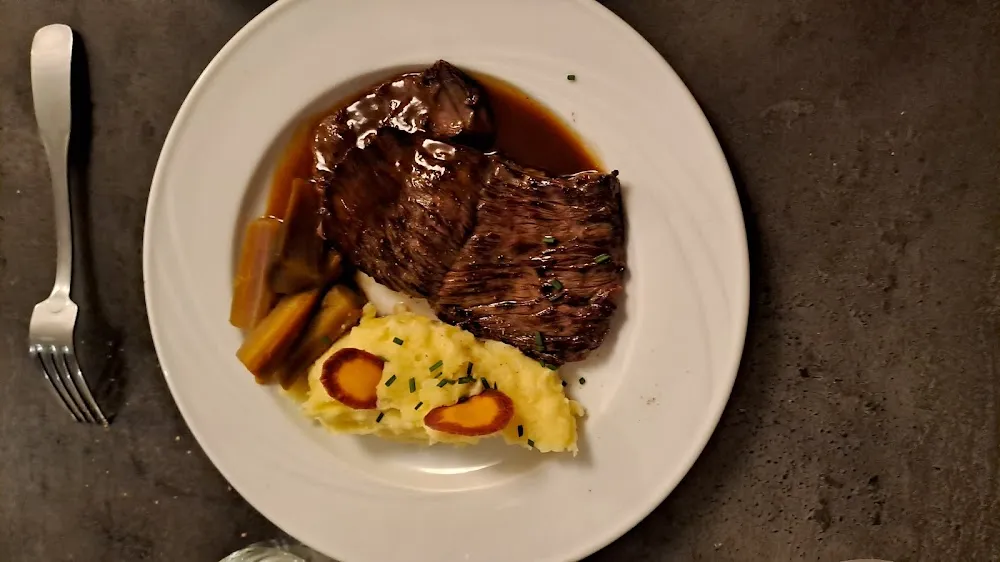 Pièce Du Boucher Avec Purée Maison