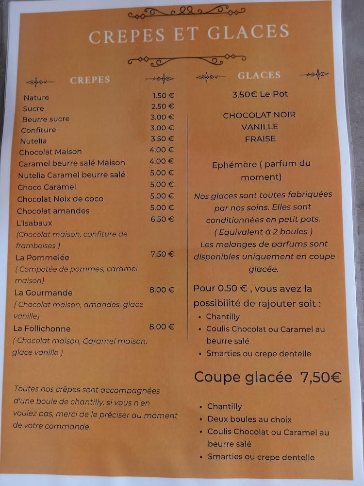 Chez ju et mini bar des rhodos - Scan Menu 1