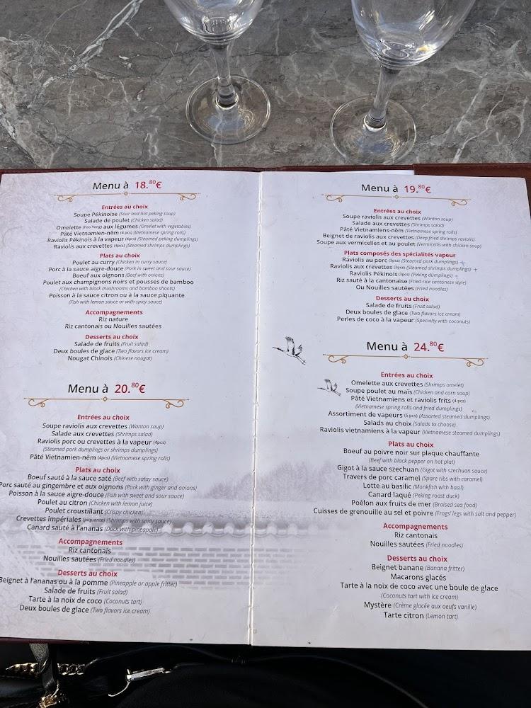 Chez Ming - Scan Menu 3