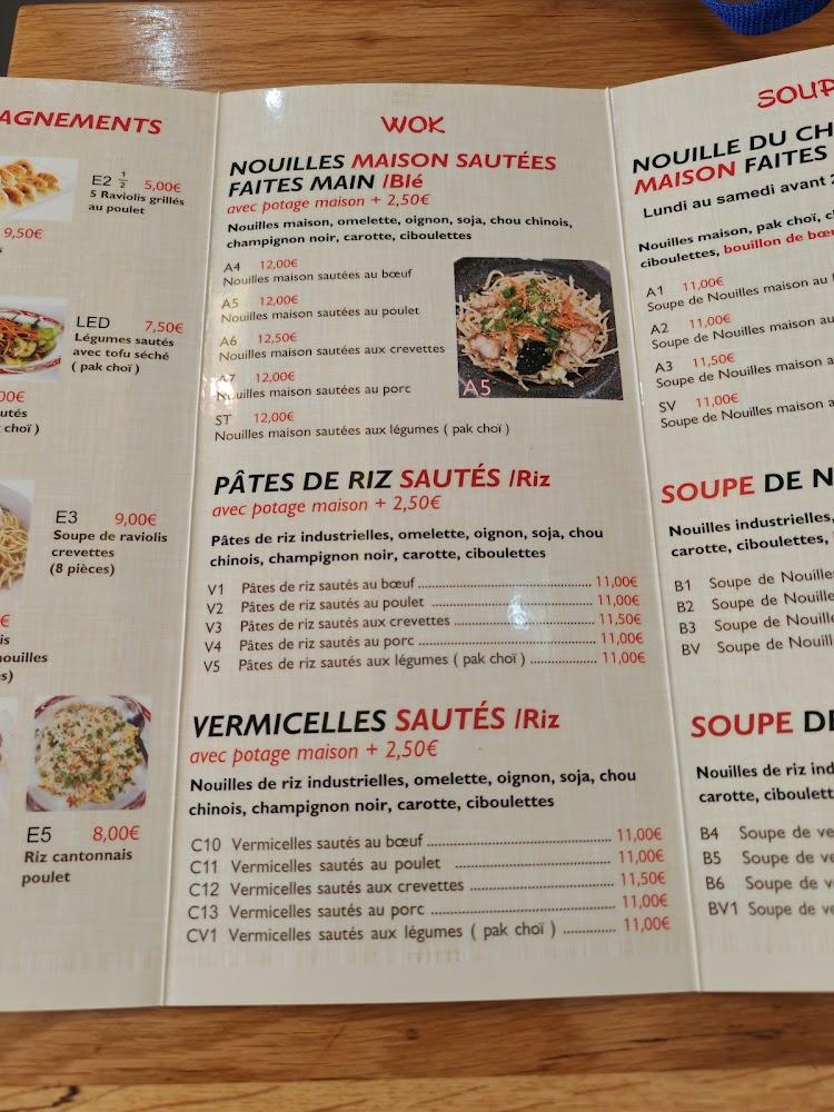 Chez Nouilles - Scan Menu 2