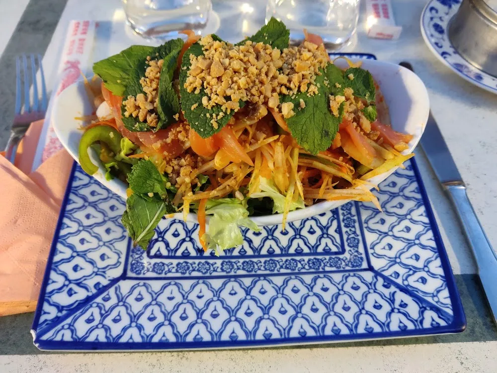 Salade de Papaye Au Saumon