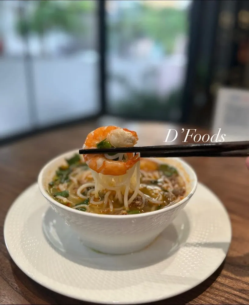 Bún Tôm Soupe de Vermicelles Crevettes