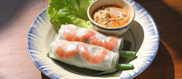Gỏi Cuốn Tôm Fresh Spring Rolls Shrimp Rouleaux Printemps Aux Crevettes
