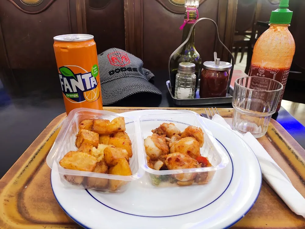 Pommes de Terres Et Squid