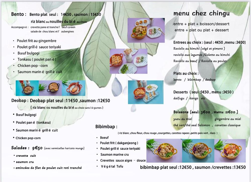 Chingu - Scan Menu 1