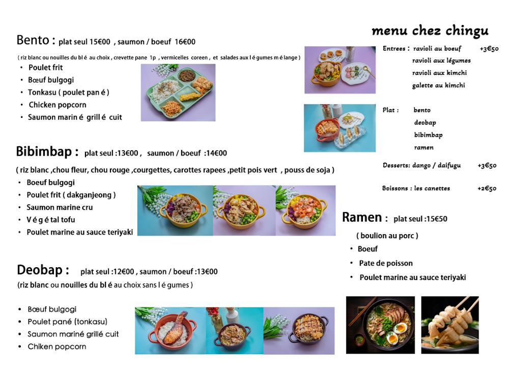 Chingu - Scan Menu 2