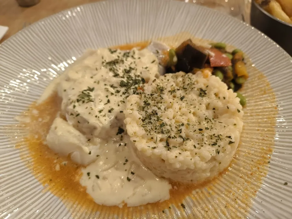 Filet de Lieu Avec Riz Et Légumes