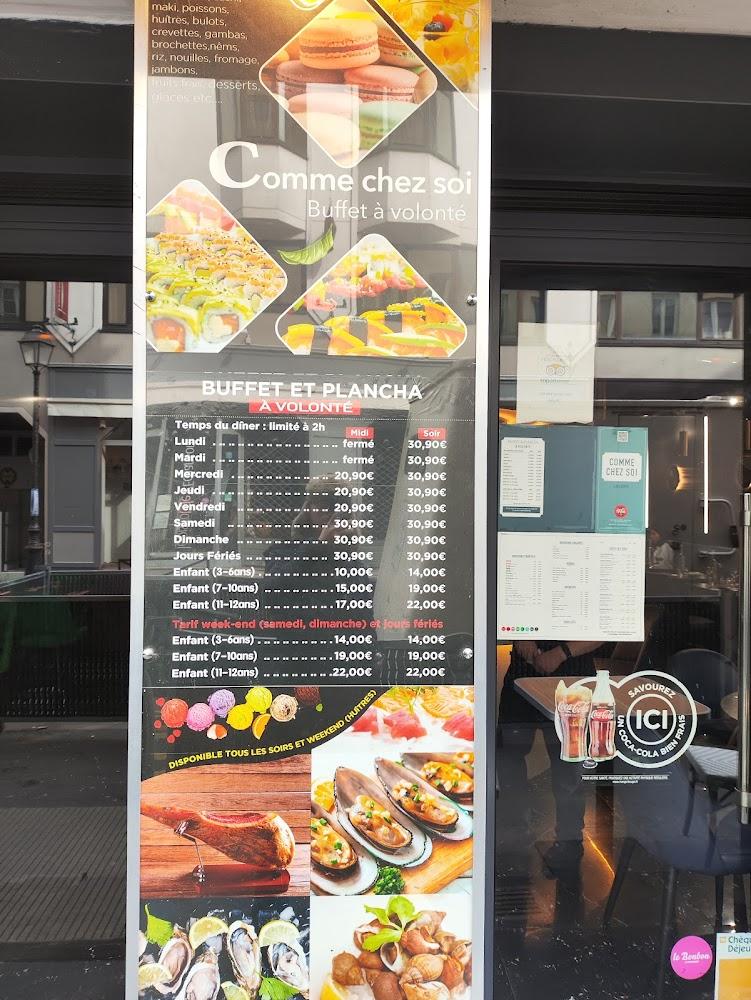 Comme Chez Soi - Scan Menu 1