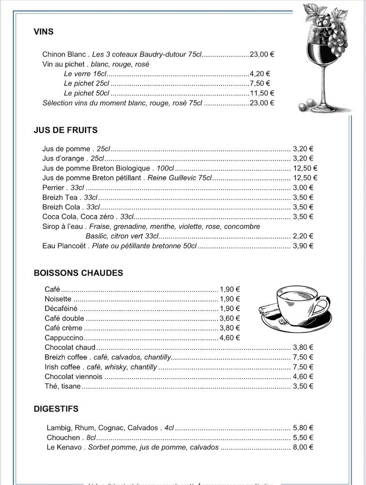 Crêperie bretonne TRI MARTOLOD - Scan Menu 4