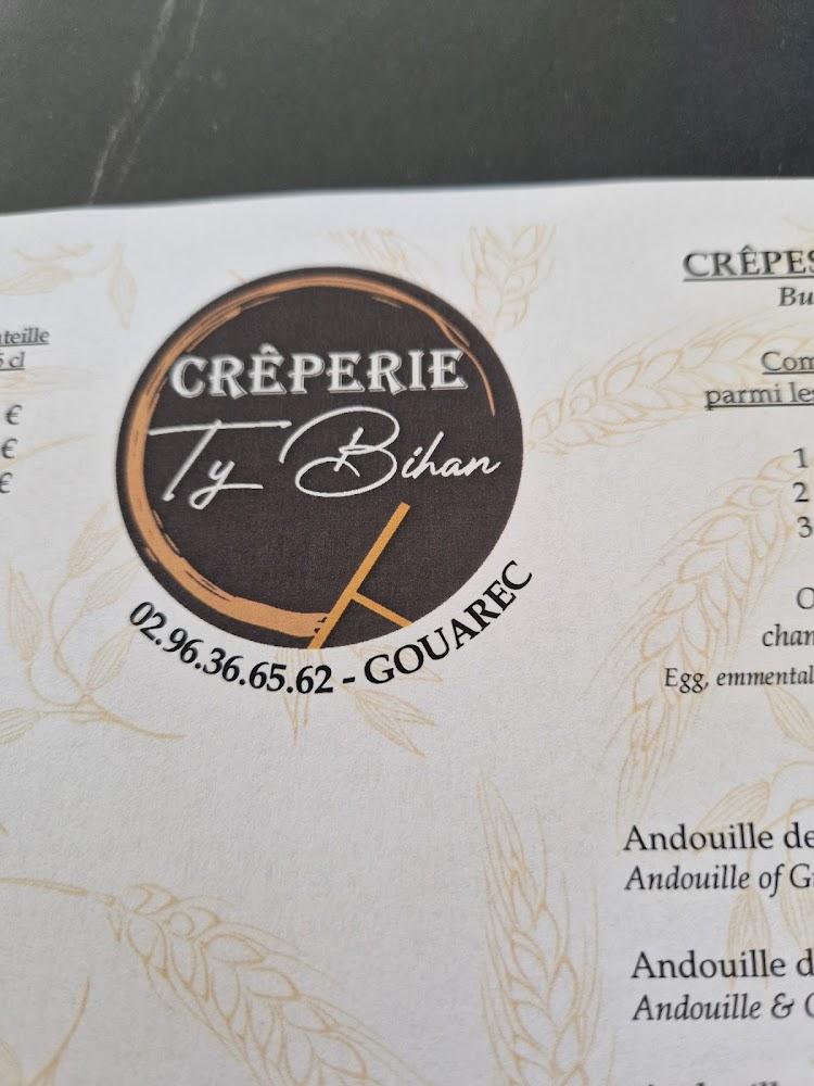 Crêperie Ty Bihan - Scan Menu 2