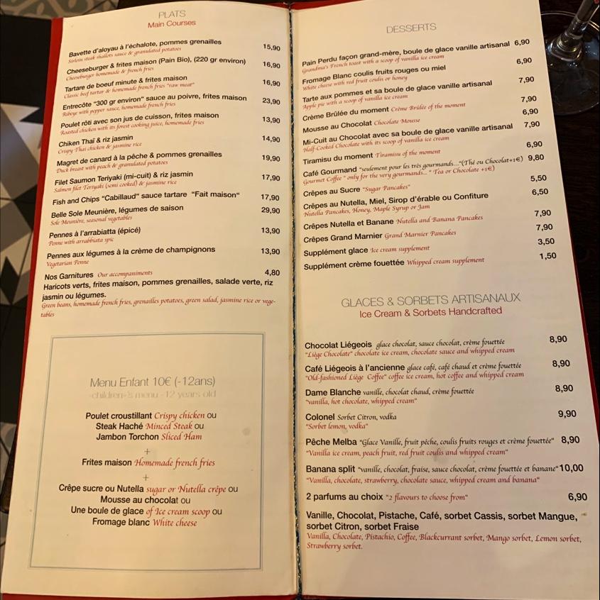 C'Sters Café - Scan Menu 2