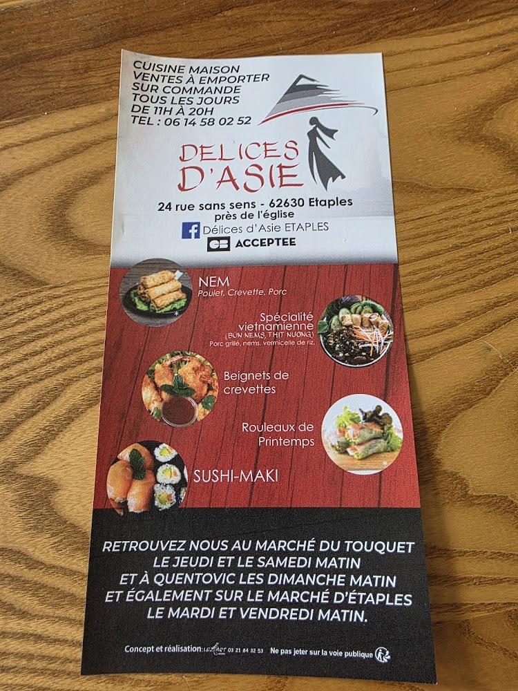Délices d'Asie - Scan Menu 2