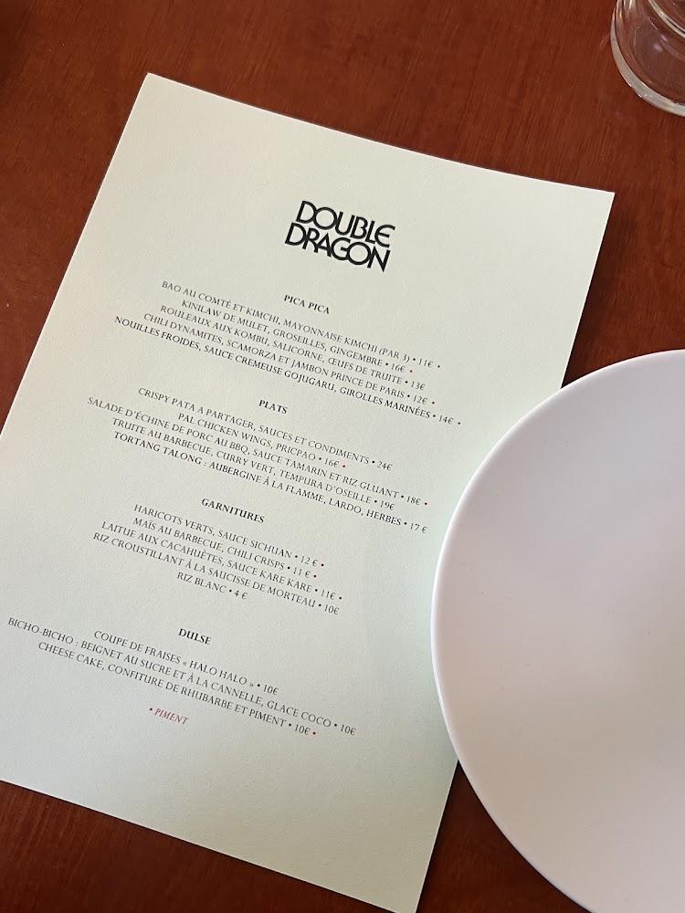 Double Dragon - Scan Menu 4