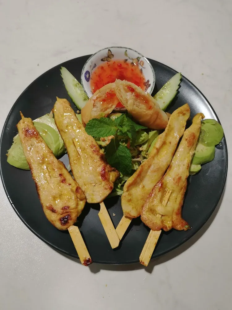 Brochette de Poulet Au Curry
