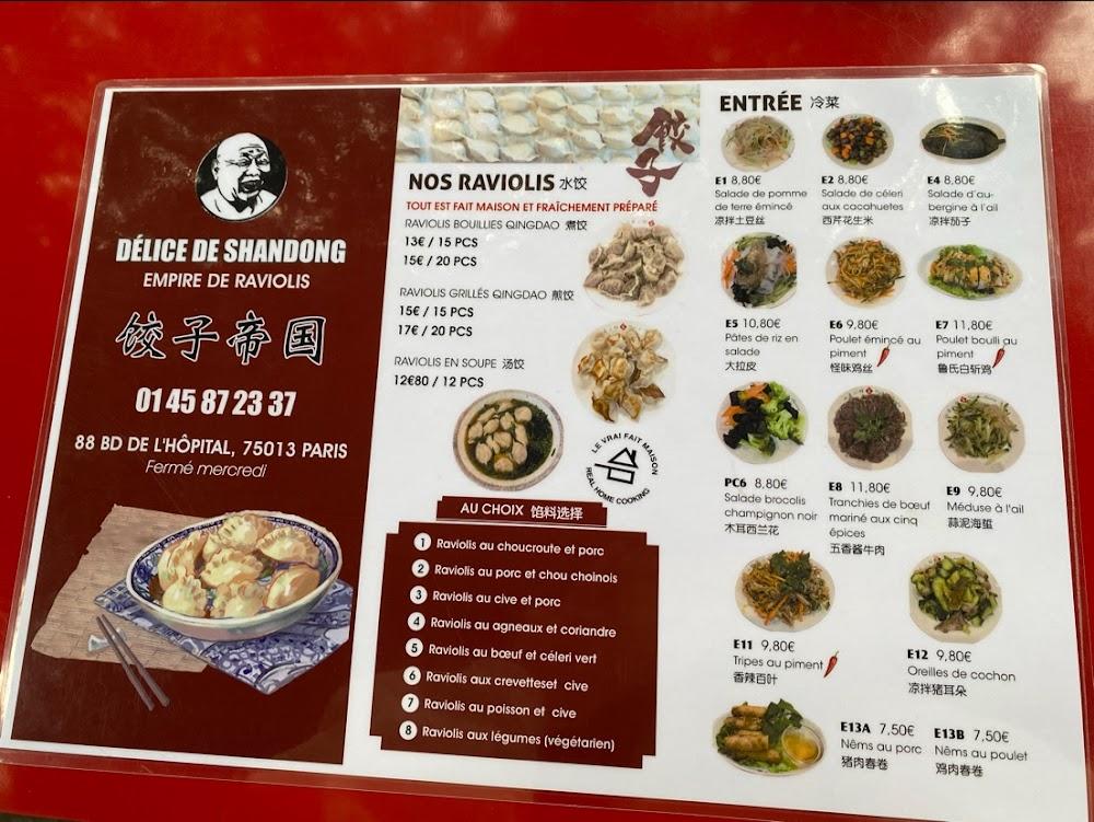 Empire de raviolis - Scan Menu 1