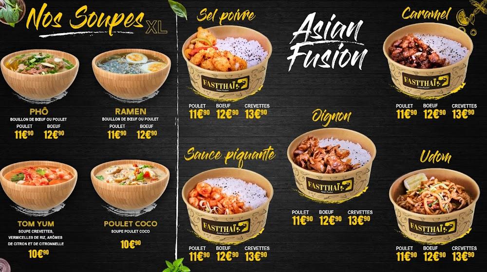 Fast Thaï - Scan Menu 1