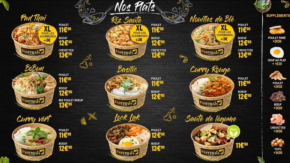 Fast Thaï - Scan Menu 3