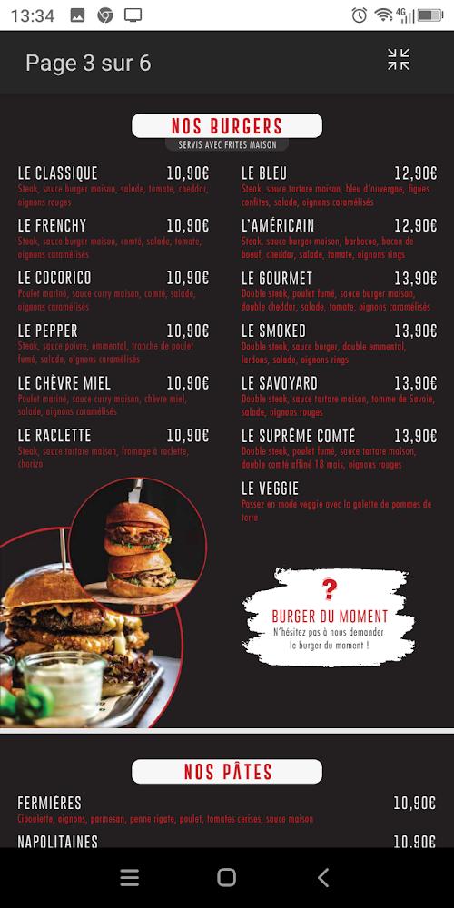 Food factory orléans - Scan Menu 2