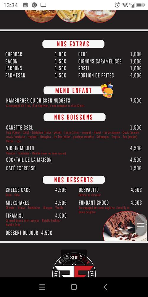 Food factory orléans - Scan Menu 4