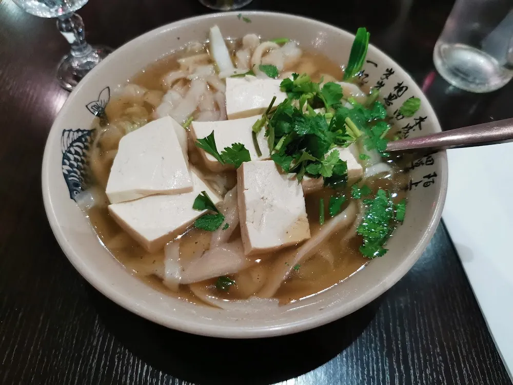 Soupes de Nouilles Au Tofu