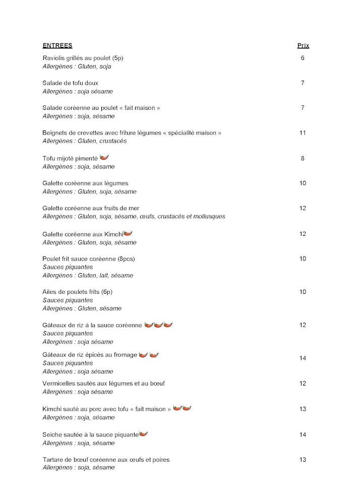 Gangnam - Scan Menu 4