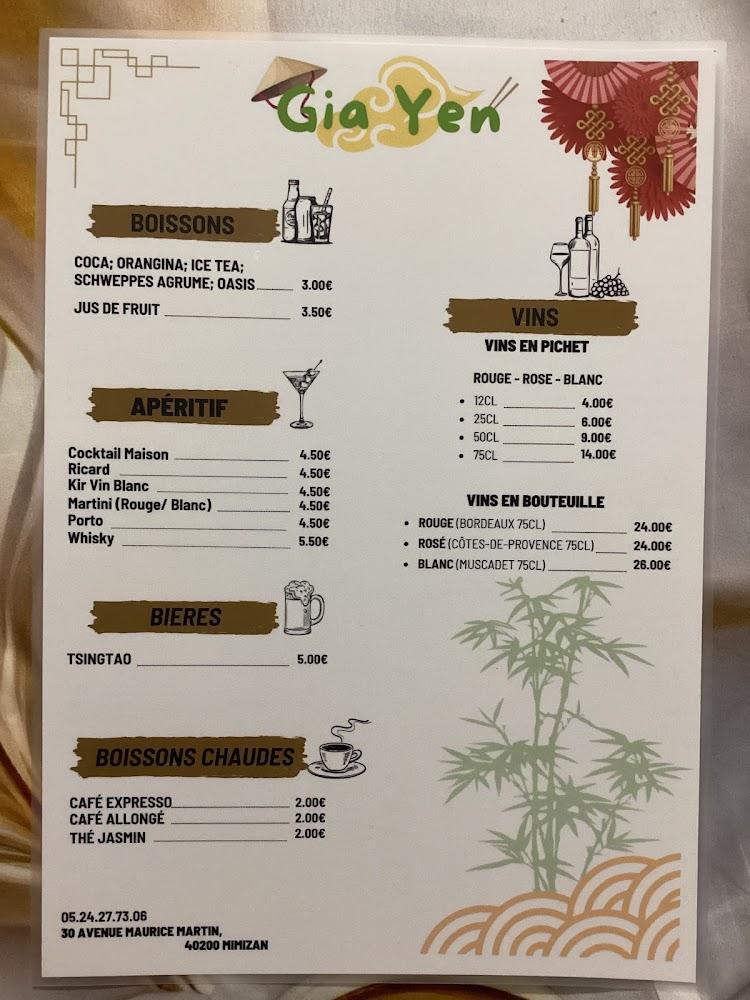 GIA YEN - Scan Menu 3