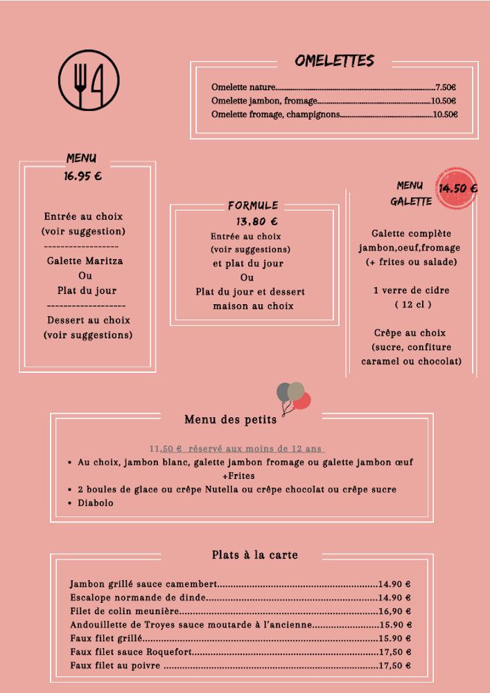 Grill - Crêperie "La Maritza" - Scan Menu 2