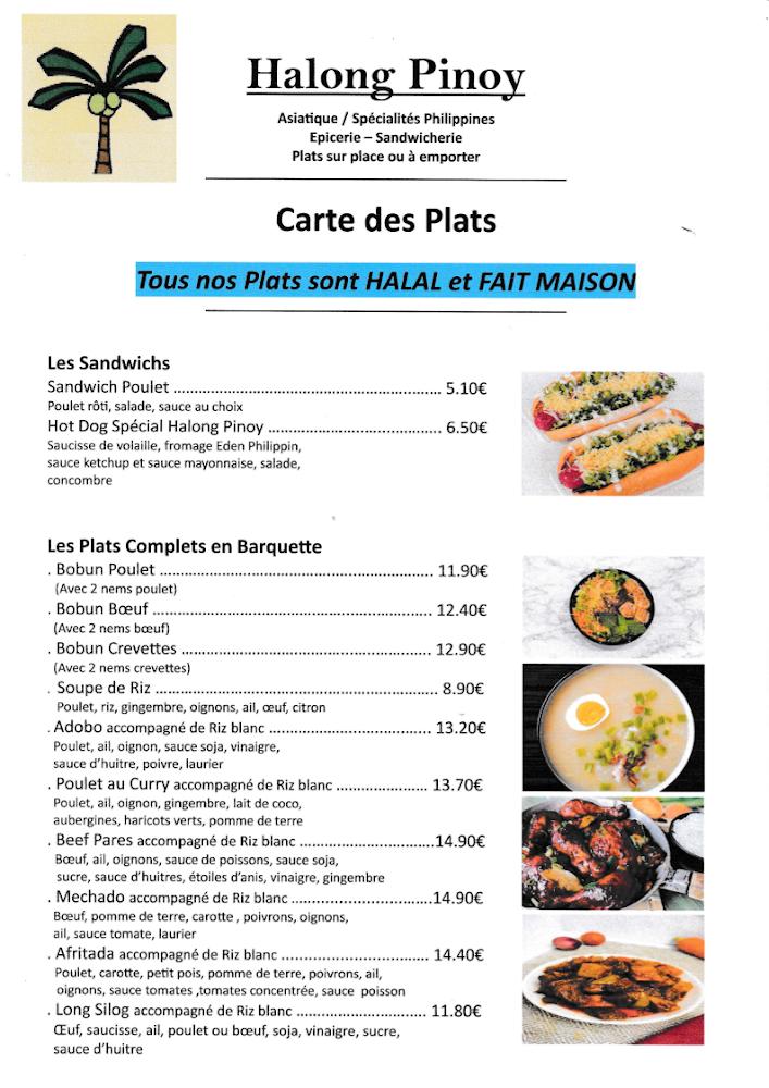 Halong Pinoy - Scan Menu 1