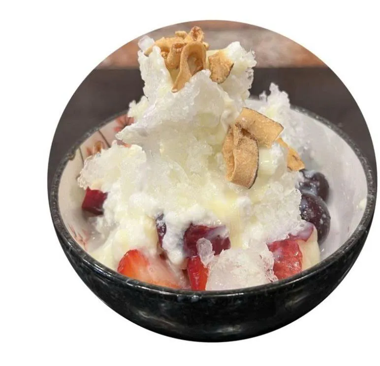 Fruit Salad with Yogurt and Coconut Milk