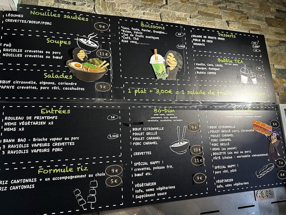 Happy bò-bún - Scan Menu 1