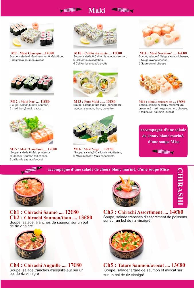 Hoki Sushi - Scan Menu 1