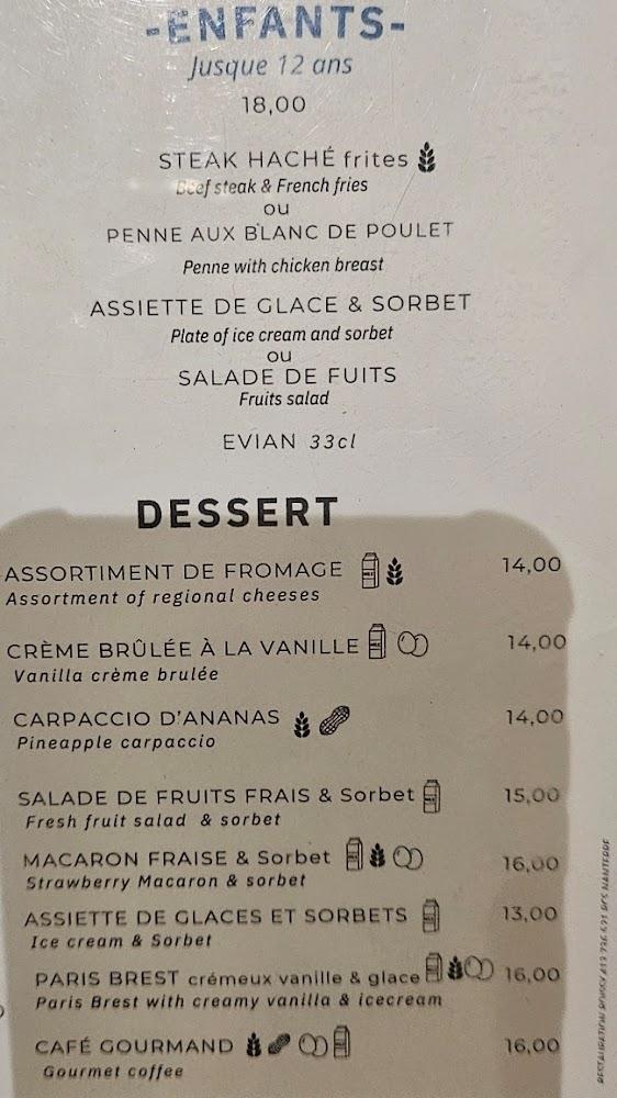 I love Paris Aéroport Roissy Terminal 2E - Scan Menu 3