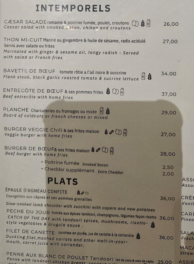 I love Paris Aéroport Roissy Terminal 2E - Scan Menu 4