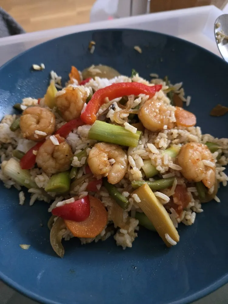 Pad Phak Supplément Crevettes