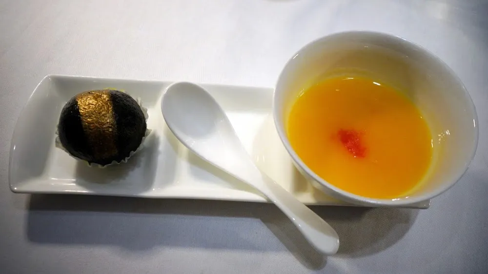 Crème de Mangue Pomélo Perles de Sagou